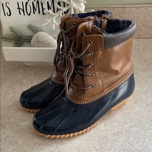 Sporto Navy Blue Winter Boots